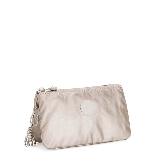 Plecaki Kipling Creativity Large Metallic Pouch Różowe | PL 1131AH